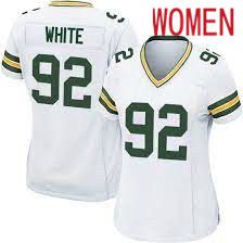 Women Green Bay Packers #92 Reggie White Nike Green Game Retired Player NFL Jersey->women nfl jersey->Women Jersey
